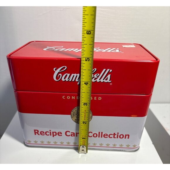 Campbells Condensed Recipe Card Tin Box Recipe Cards Dividers & Blank EUC 2007 - Picture 9 of 10